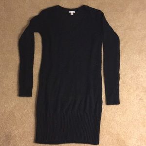 Black sweater dress
